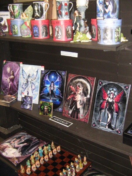 The shelves are filling up! New Anne Stokes shipment.