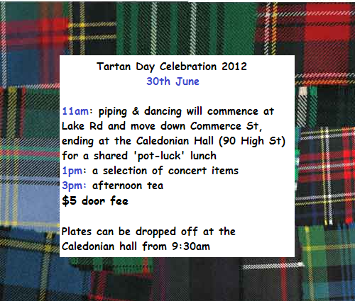 The Tartan Day Celebration is here again! How time passes by..